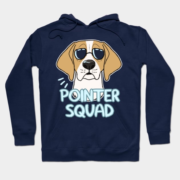 POINTER SQUAD (orange) Hoodie by mexicanine